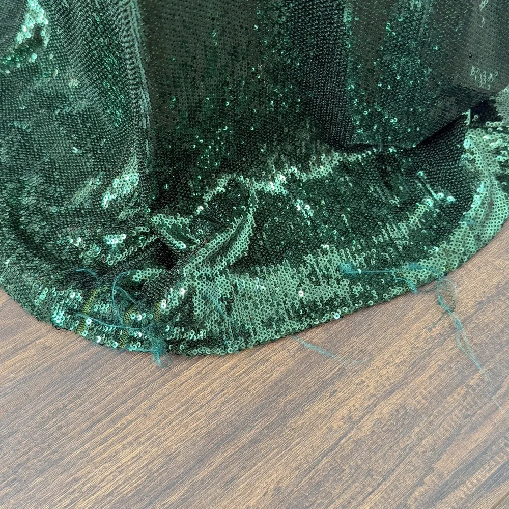 Halston Magdalena Draped Sequin Gown - Picture 11 of 12